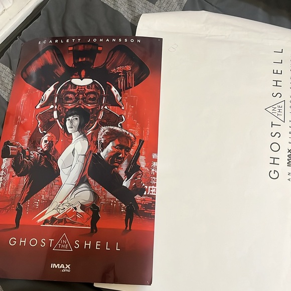 Ghost in the Shell Limited imax poster (nick top/edge, rest intact) Scarlett Jo - Picture 5 of 7